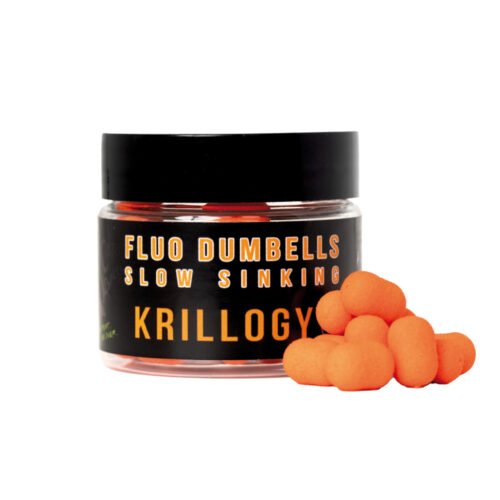 Over Carp Baits Fluo Dumbells Slow Sinking 7x11mm Krillogy