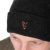 Fox Collection Bobble Hat - Black/Orange