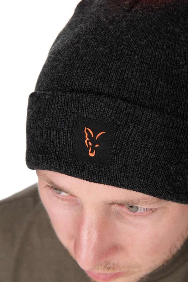 Fox Collection Bobble Hat - Black/Orange
