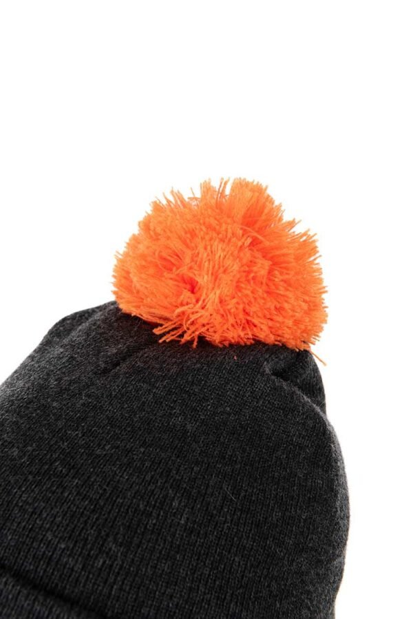 Fox Collection Bobble Hat - Black/Orange