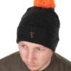 Fox Collection Bobble Hat - Black/Orange
