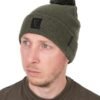 1013 Fox Collection Bobble Hat - Green/Black