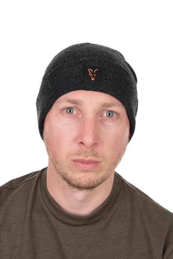 Fox Collection Beanie - Black/Orange
