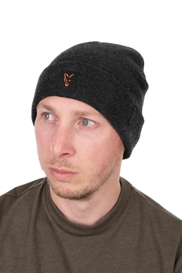 Fox Collection Beanie - Black/Orange