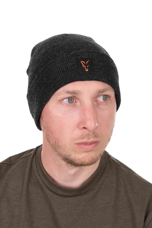 Fox Collection Beanie - Black/Orange