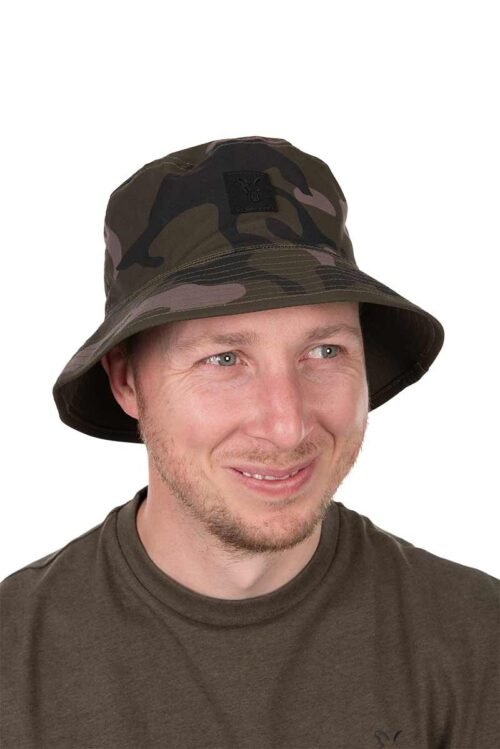 Fox Reversible Bucket Hat - Khaki/Camo