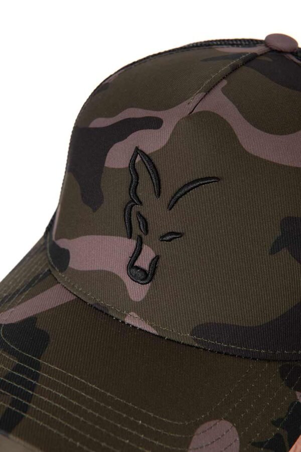 Fox Black Camo Trucker Cap