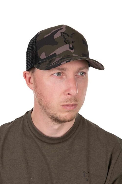 Fox Black Camo Trucker Cap