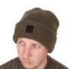 1049 Fox Olive Merino Blend Beanie Hat