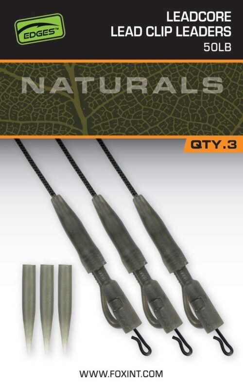 456 Fox EDGES™ Naturals Leadcore Power Grip Lead Clip Leaders