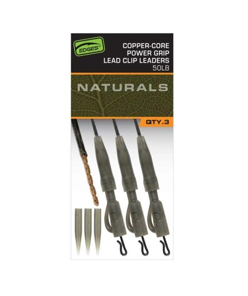 464 Fox EDGES™ Naturals Copper Core Lead Clip Leaders