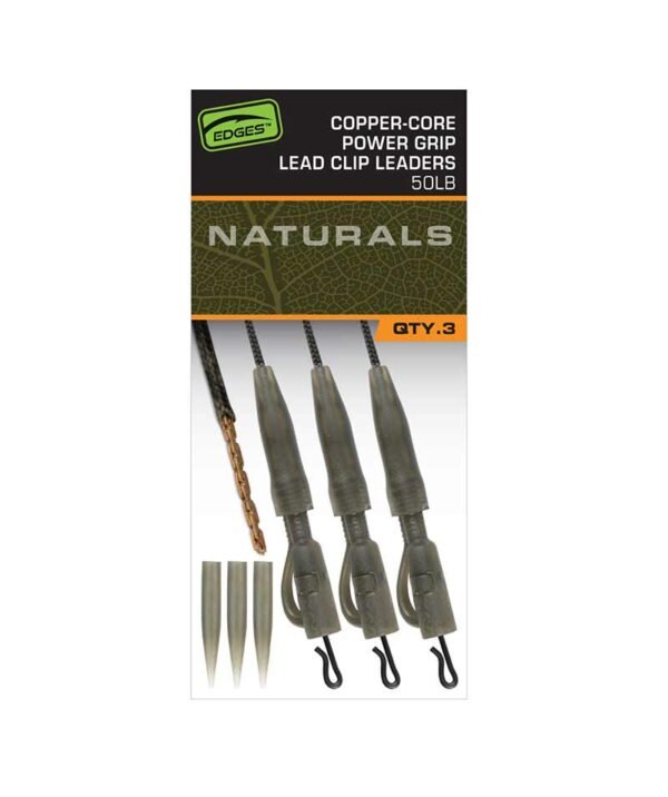 464 Fox EDGES™ Naturals Copper Core Lead Clip Leaders