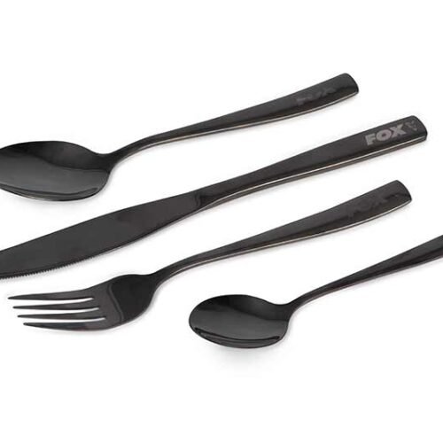 969 Fox Cookware Black Stainless Cutlery Set