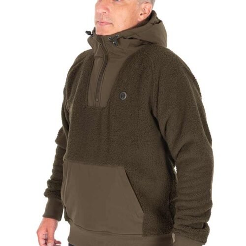 976 Fox Olive Sherpa Hybrid Jacket