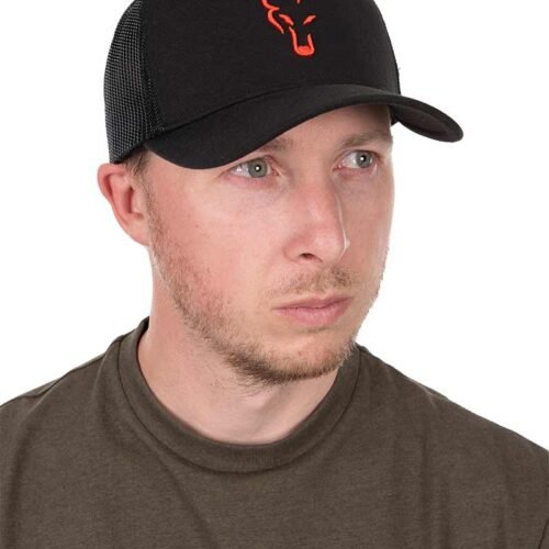999 Fox Collection Trucker Cap - Black/Orange