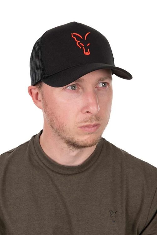 Fox Collection Trucker Cap - Black/Orange