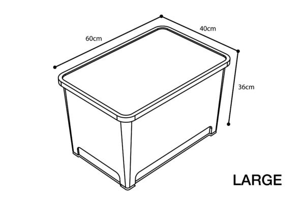 2204 Nash Bank Life Stacker Storage Boxes