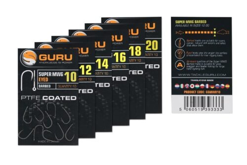 3134 Guru Super MWG Hook (Barbed/Eyed)