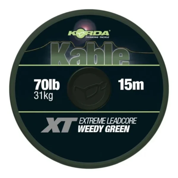 Korda Kable XT Extreme Leadcore 70lb 15m Green