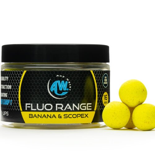 3312 Any Water Fluo Pop-Ups Boilies Banana & Scopex