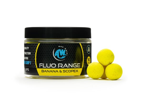 Any Water Fluo Pop-Ups Boilies Banana & Scopex