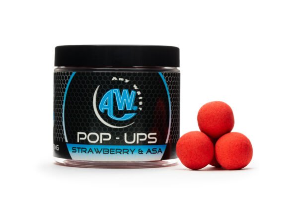 Any Water Pop-Ups Boilies Strawberry & Asafoetida