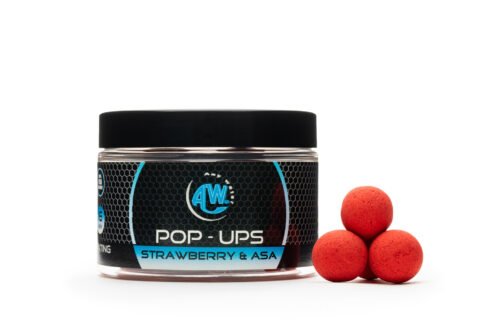 Any Water Pop-Ups Boilies Strawberry & Asafoetida