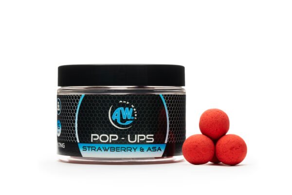 Any Water Pop-Ups Boilies Strawberry & Asafoetida