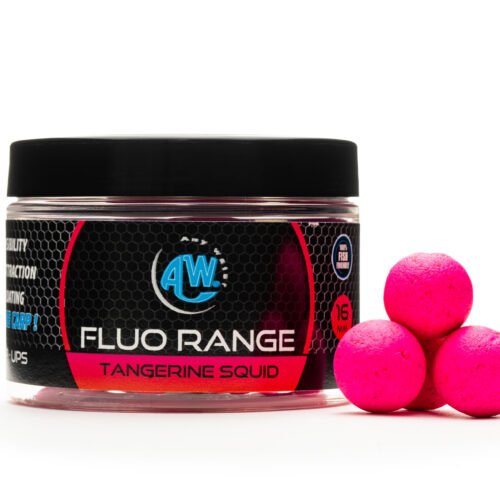 3328 Any Water Fluo Pop-Ups Boilies Tangerine & squid
