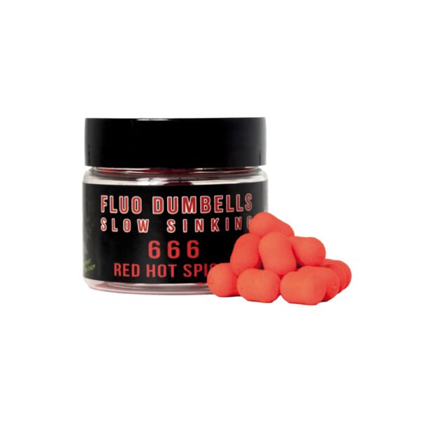 3413 Over Carp Baits Fluo Dumbells Slow Sinking 7x11 mm