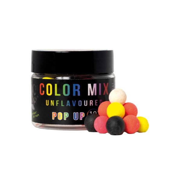 Over Carp Baits Popup Color Mix 10 mm Unflavoured