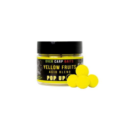 3466 Over Carp Baits Pop up Fluo Yellow Fruit