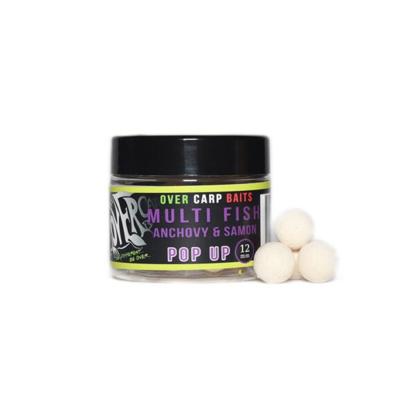 Over Carp Baits Pop up Fluo Multi Fish