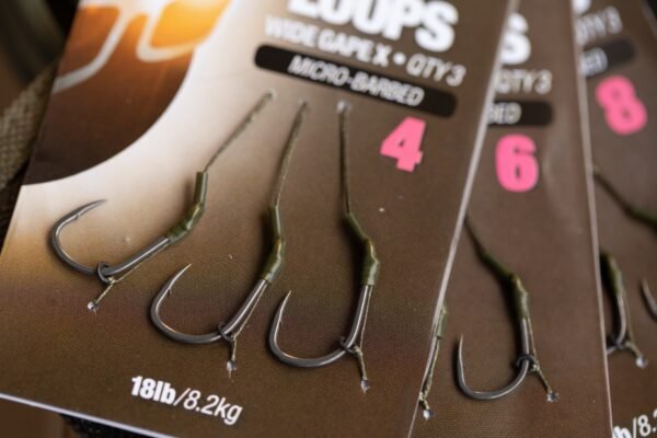 3942 Korda Loop Rigs DF Wide Gape X 18 lb