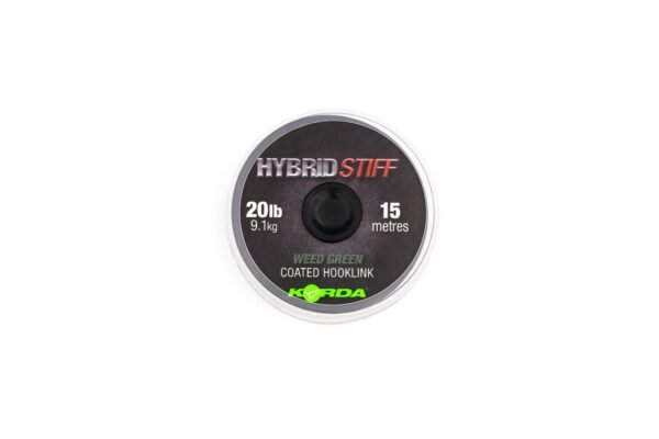 Korda Hybrid Stiff 20lb Weed Green 15m