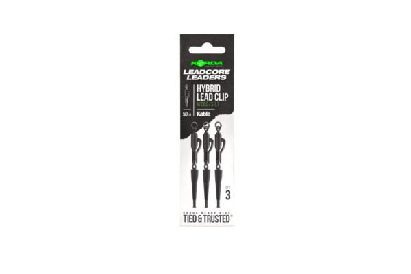 Korda Kable Leadcore Leader Hybrid Lead Clip 50 cm