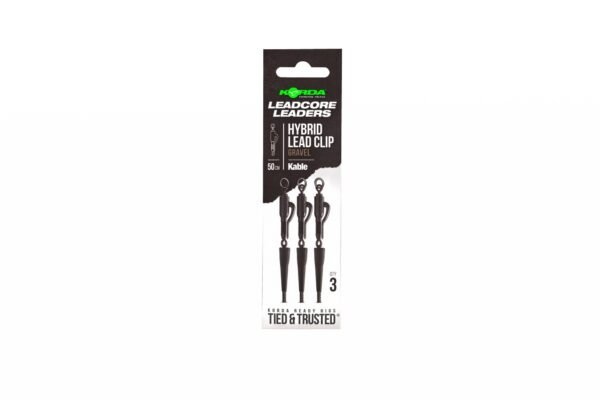 Korda Kable Leadcore Leader Hybrid Lead Clip 50 cm