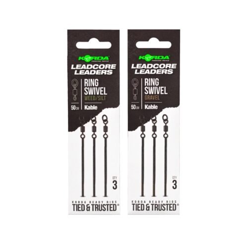 4451 Korda Kable Leadcore Leader Ring Swivel 50 cm