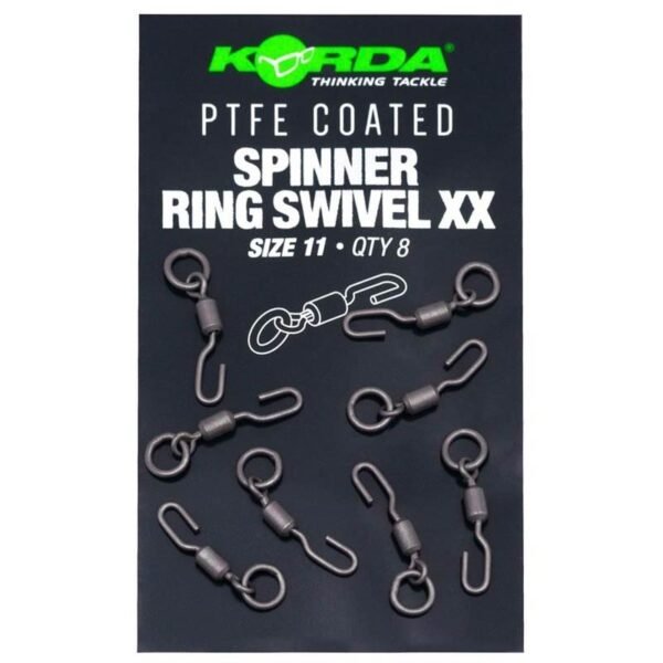 4754 Korda PTFE Spinner Ring Swivel Size 11