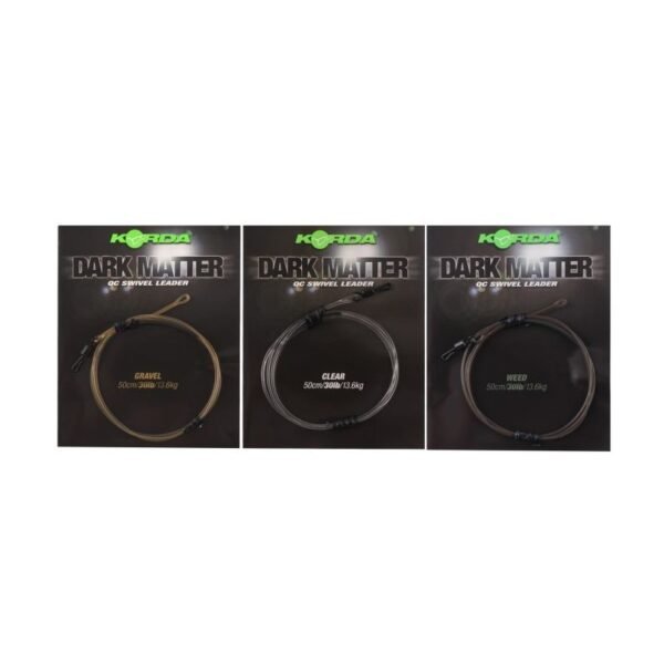 5202 Korda Dark Matter Leader 50 cm QC Swivel