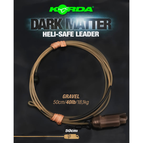 Korda Dark Matter Leader Heli Safe 40 lb 50 cm