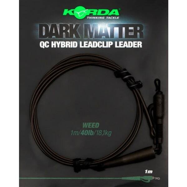Korda Dark Matter Leader 50 cm QC Hybrid Clip