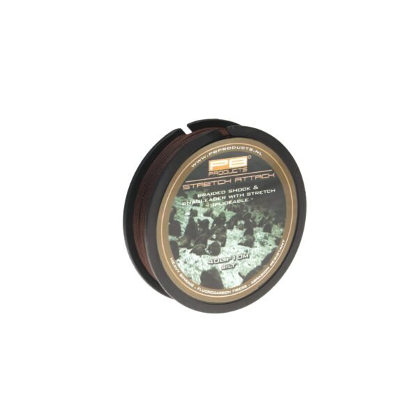 5568 PB Products Stretch Attack Shock Leader Silt 40lb 10m