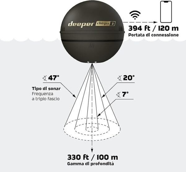 Deeper Smart Sonar Chirp+ 3