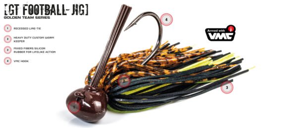 Molix GT Football Jig 3/4 oz