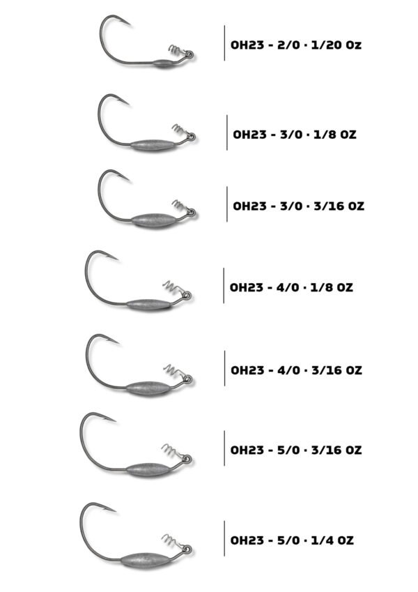 OMTD OH23 Weighted Screwlock Swimbait Hook