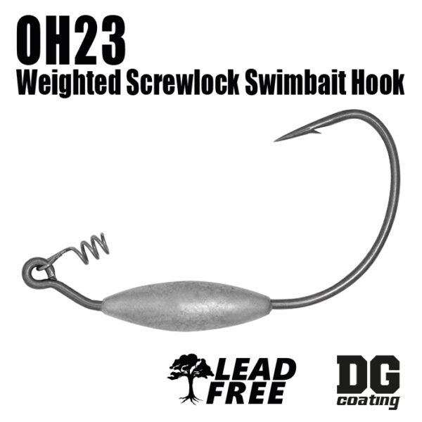 OMTD OH23 Weighted Screwlock Swimbait Hook
