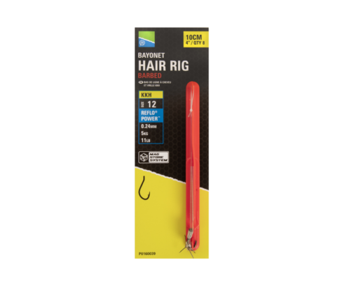 Preston KKH Bayonet Hair Rigs 4"/10 cm